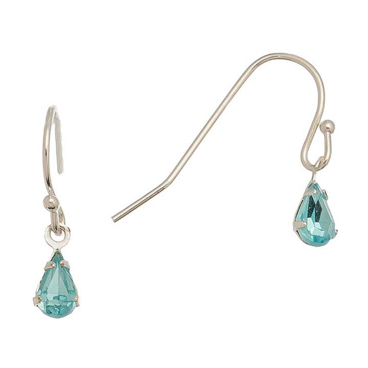 Silver Teardrop Ear Sense Earrings for wholesale by Elsie & Zoey