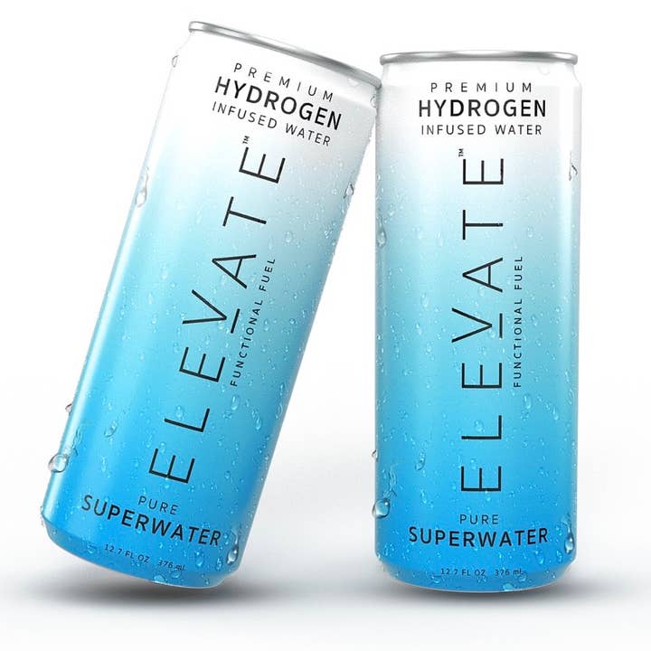 ELEVATE Beverages - Wholesale Sparkling Water - ELEVATE Hydrogen Infused Water SUPERWATERÂ (12-Pack)