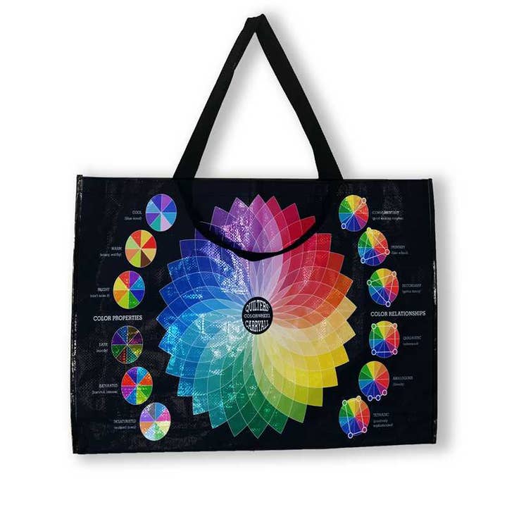 Quilter's Color Wheel Carry-All by C&T Publishing for wholesale by Simon & Schuster