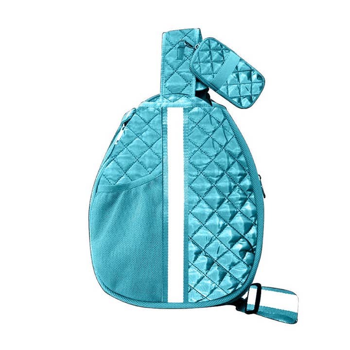 ¡Oferta de liquidación! Bolsa de raqueta de pickleball Jillian Seafoam. para venta al por mayor de Lemonbella