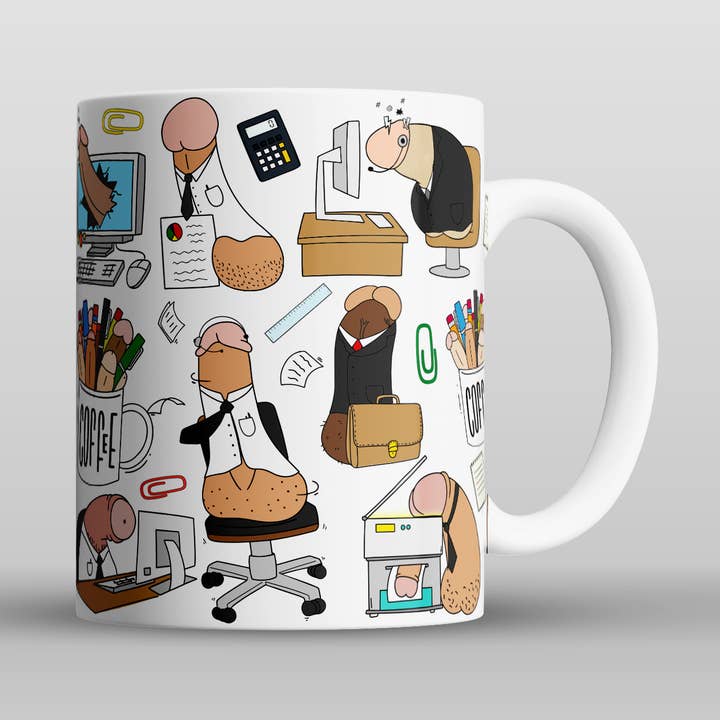 Office Dick Becher für den Großhandel von Risqué Gifts