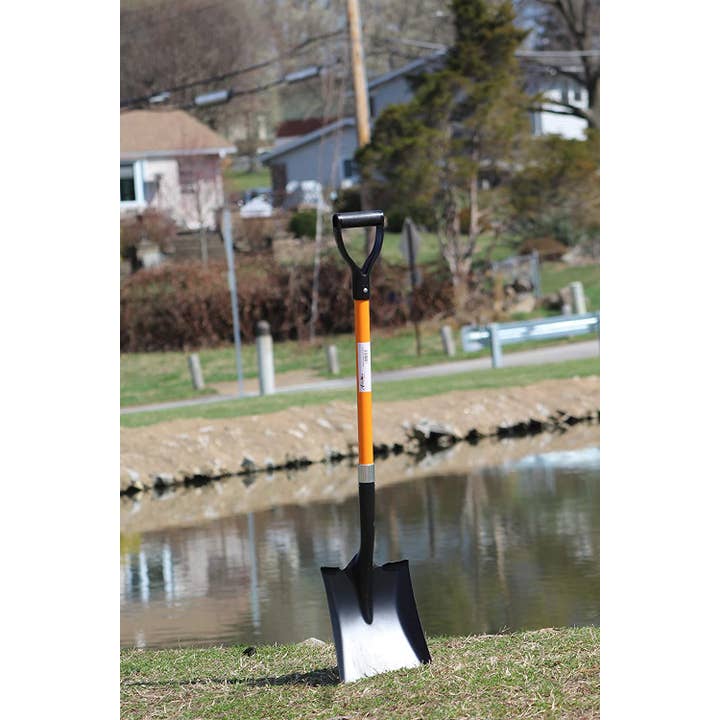 Ashman Online - Wholesale Garden Tool - Ashman Square Shovel (Large) – (6 Pack)– 41 Inches Long D Grip with Durable Handle – Premium Quality Multipurpose Orange Square Shovel with Strong.1
