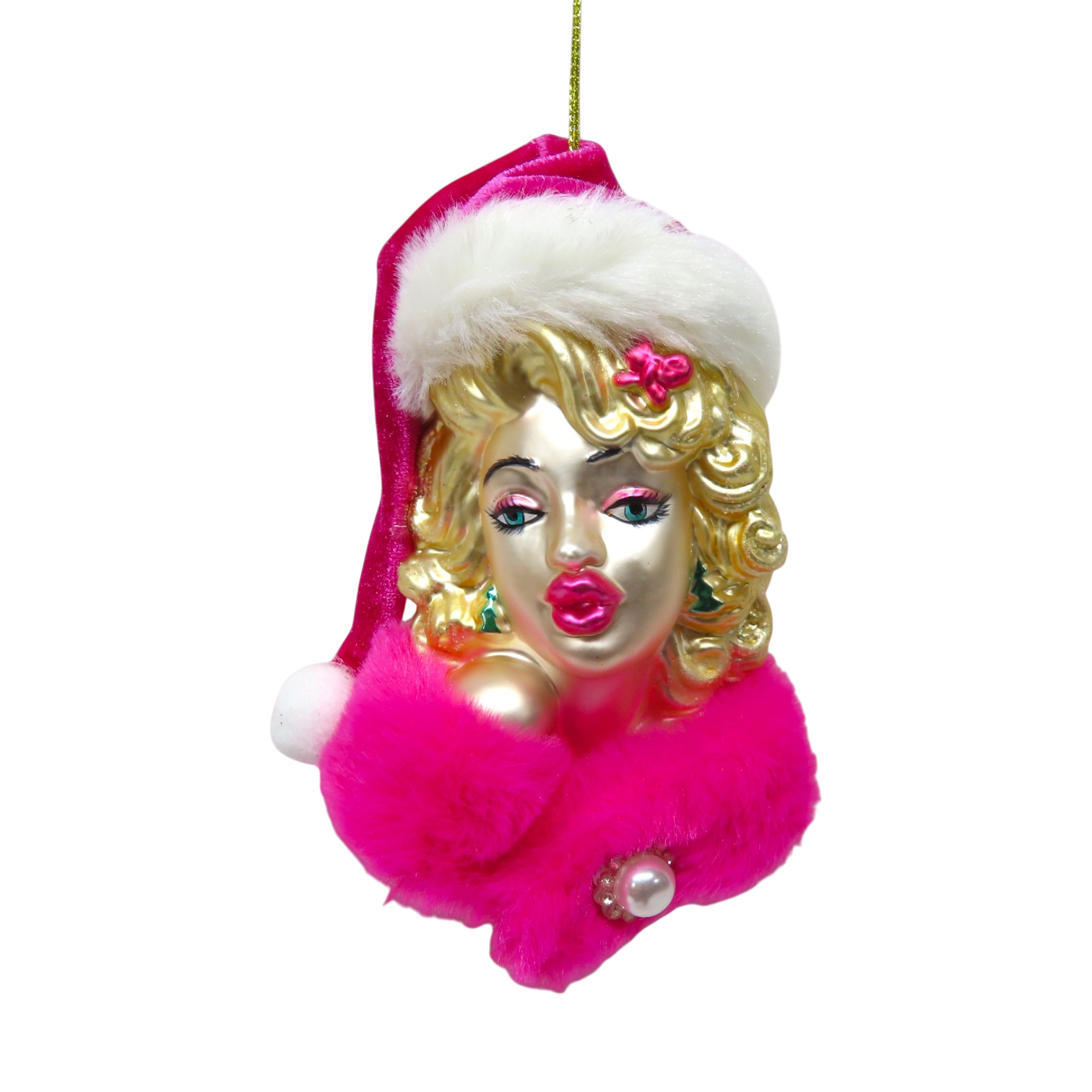December Diamonds - Wholesale Ornament - Pink Mrs Claus Orn0