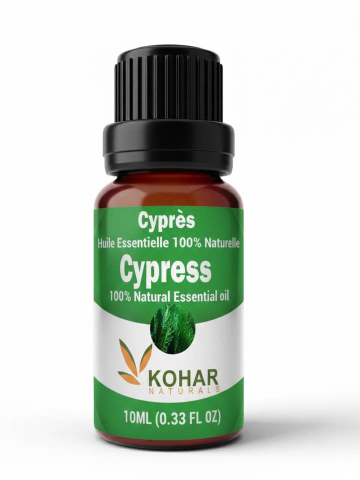 100% Natural Cypress Essential Oil 10 ml for wholesale by KOHAR NATURALS