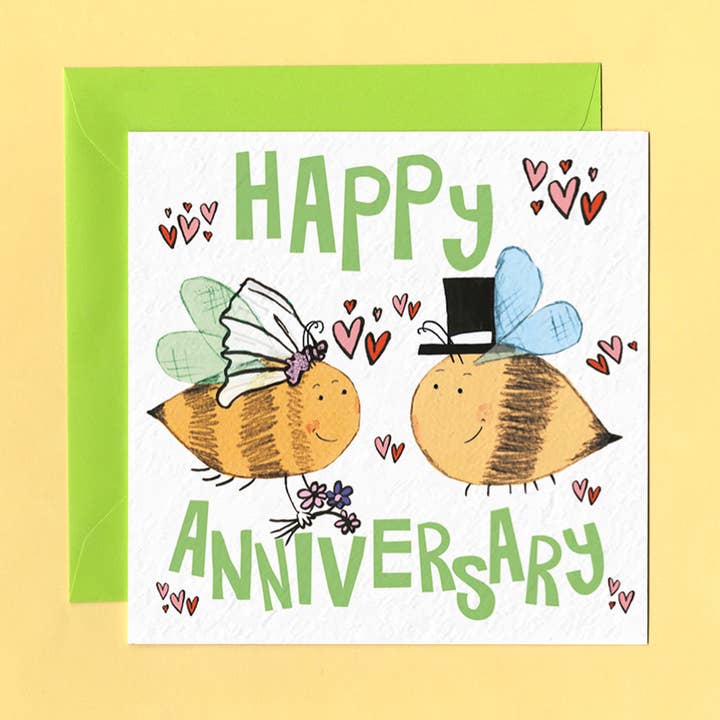 Happy Wedding Anniversary for wholesale by Half Pint Print