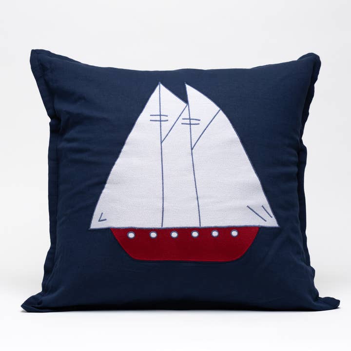 Cojín Grande Cuadrado de Pueblo Costero para venta al por mayor de Shard at Home