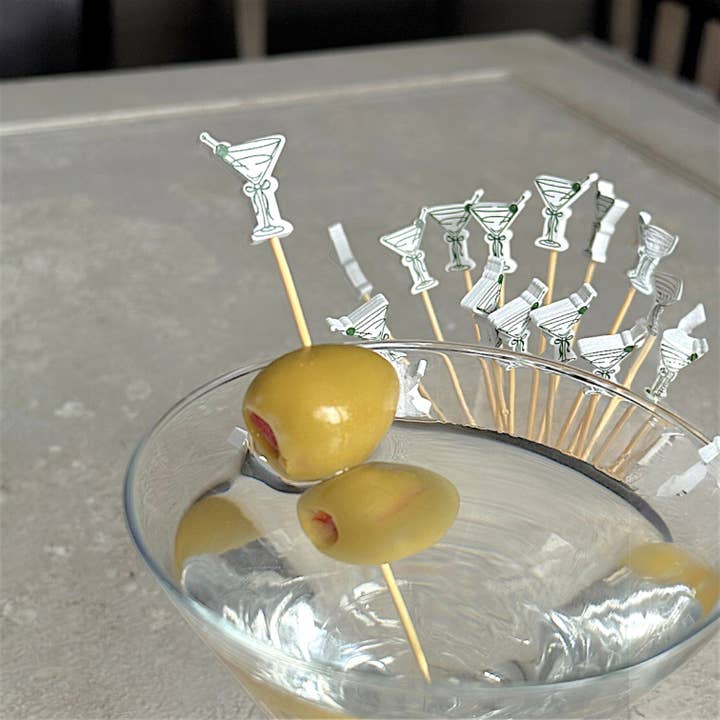 4" Cocktailspieße und/oder Vorspeisenpicker, Set mit 25 Stück für den Großhandel von CJ Gift Goddess