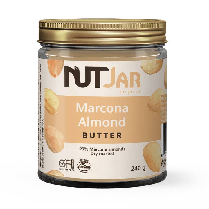 Marcona Almond Butter 240g for wholesale by NutJar