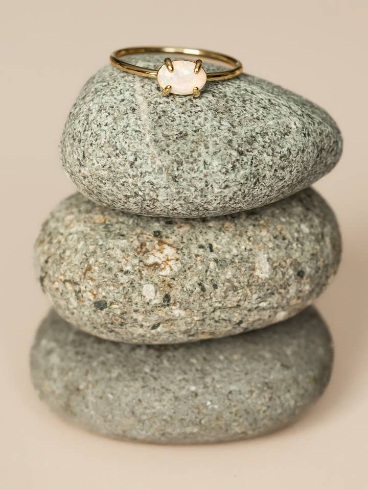 Solstic Opal Ring for wholesale by Lumi + Sol