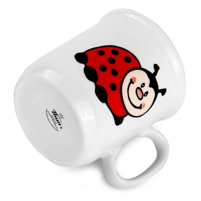STP - Vente Service à vaisselle – enfant et bébé - Ensemble de 3 couverts en porcelaine Ladybugs pour enfants1