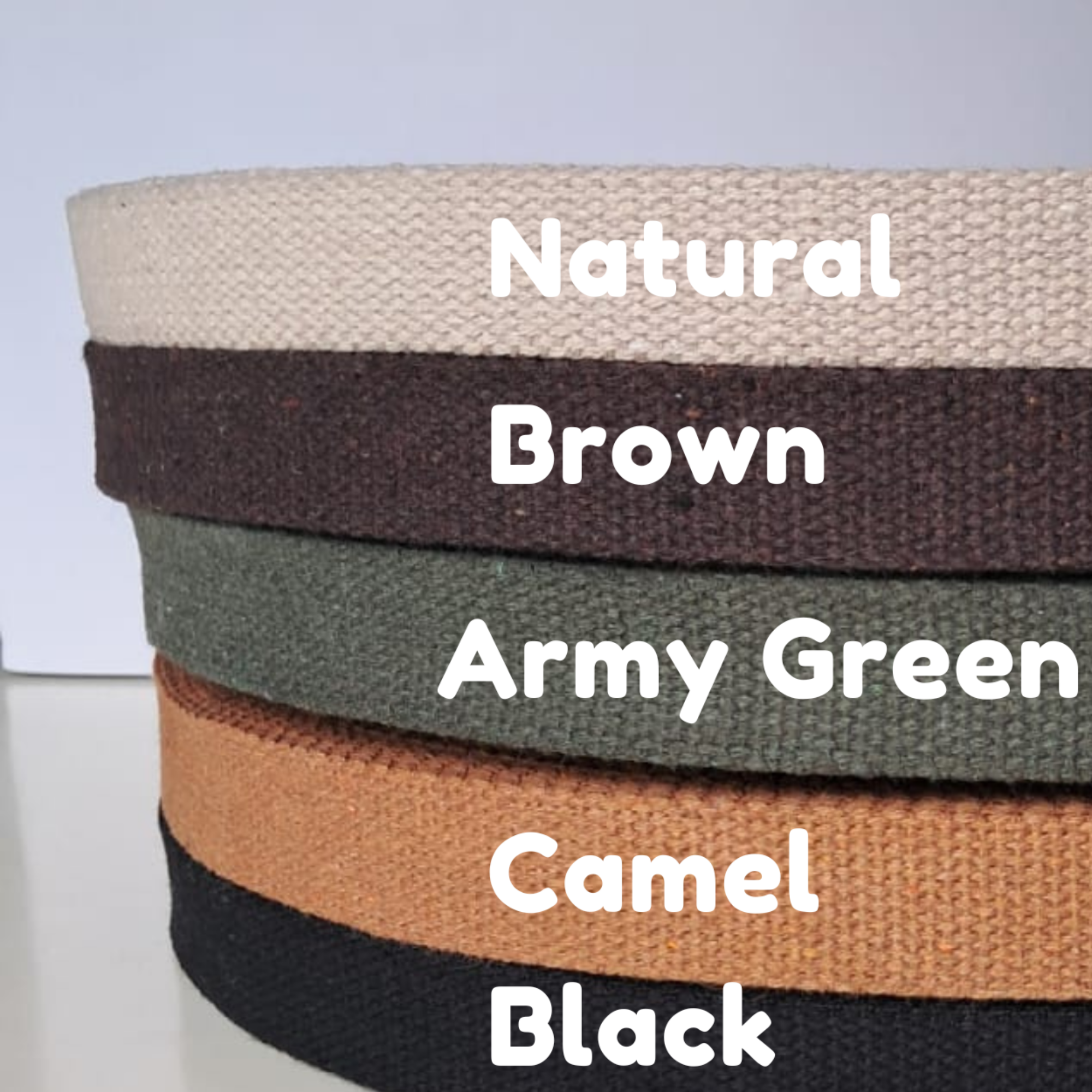 Dream Trimming Goods LLC - Wholesale Craft Supplies - 1" x 50 Yard Army Green Heavy Cotton Webbing for Sewing DIY4