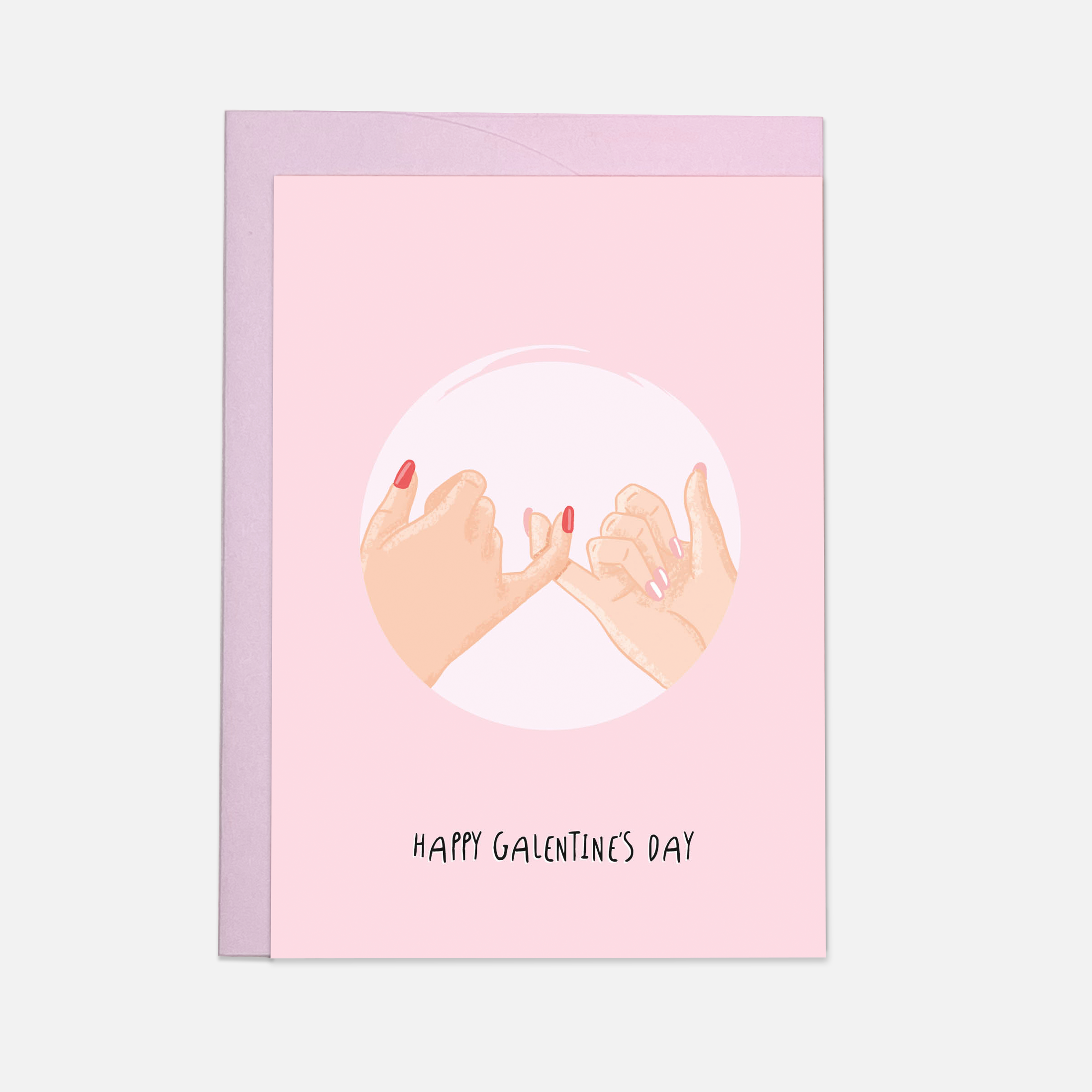 Kaart Blanche - Vente Cartes de Saint-Valentin - Carte de vœux « Happy Galentine's day »0