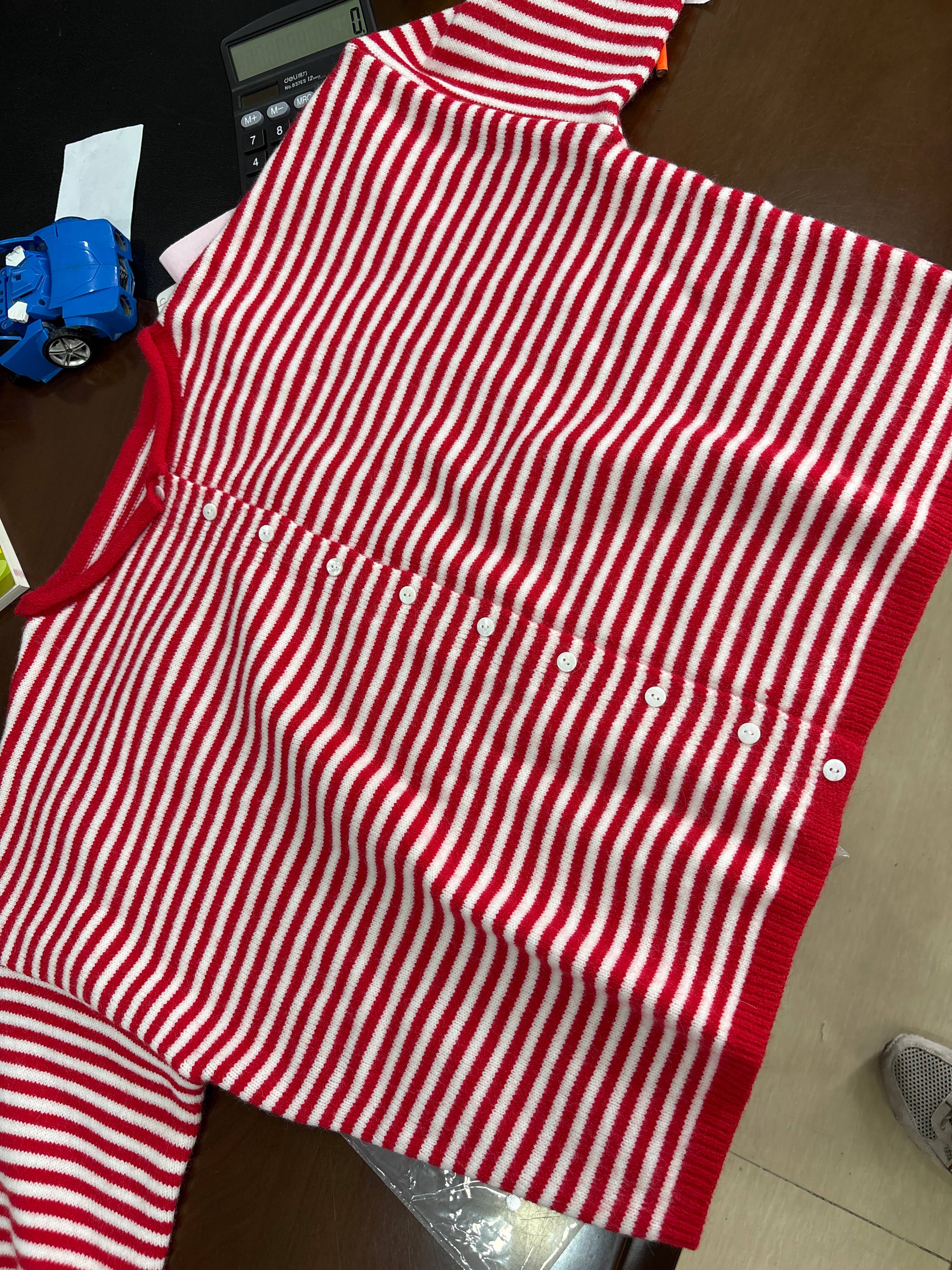 Hope & Sunshine - Vente Cardigan – femme - Cardigan en maille rayé14