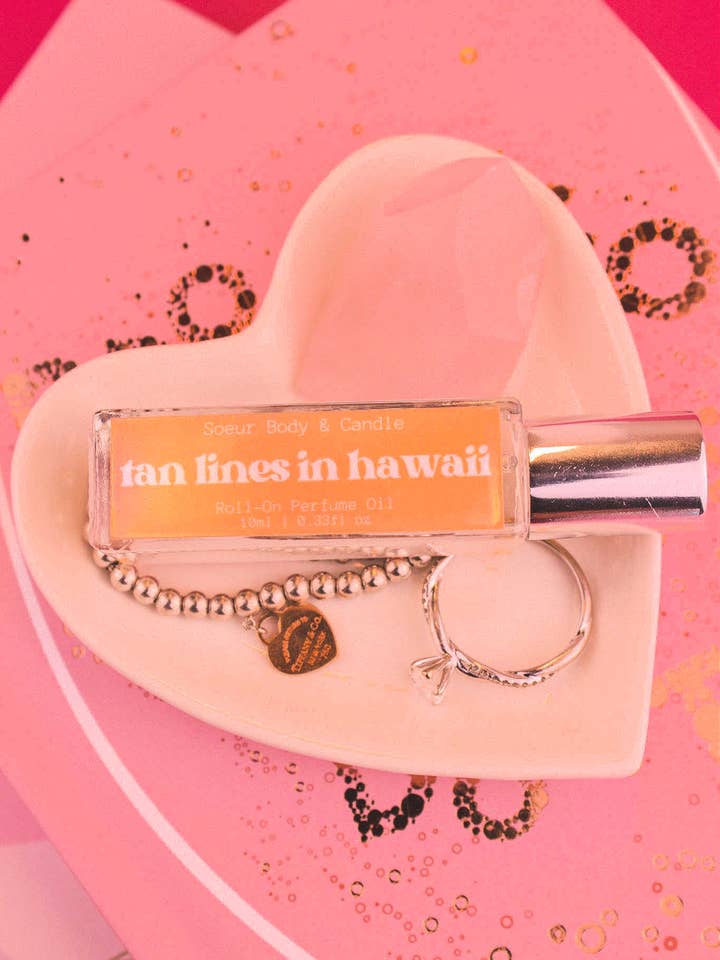 Tan Lines in Hawaii Roll-On Perfume Oil for wholesale by Soeur Body and Candle