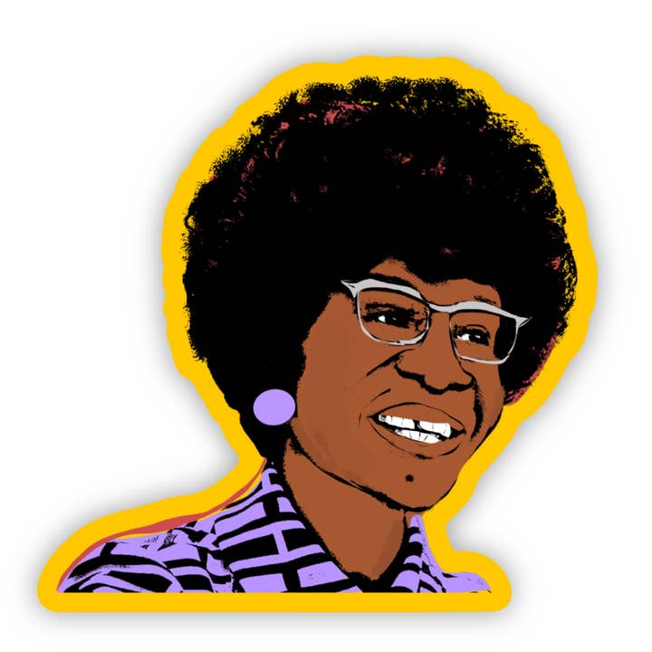 CheerNotes Greeting Cards & Stationery – wholesale Sticker –  Shirley Chisholm Stickers | Civil Rights Icon | Activists0