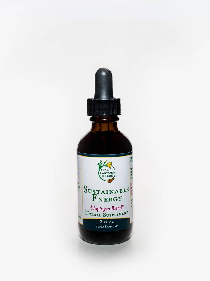 Sustainable Energy - Certified Organic Adaptogen Blend for wholesale by Five Flavors Herbs