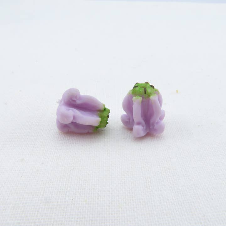 OpalHaus - Wholesale Craft Supplies - Crown Flower Clay Flowers, Purple Clay Flowers, Handmade3