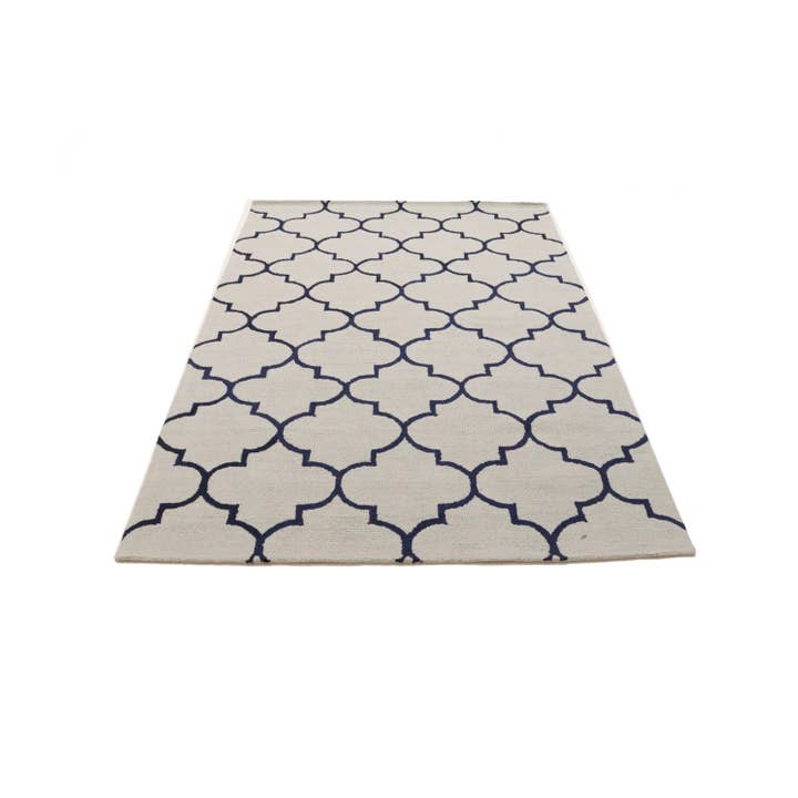 Tapete Moderno Cream Trellis 5X8 Hand-Tufted | Oriental Natural por atacado de Magic Rugs Inc.