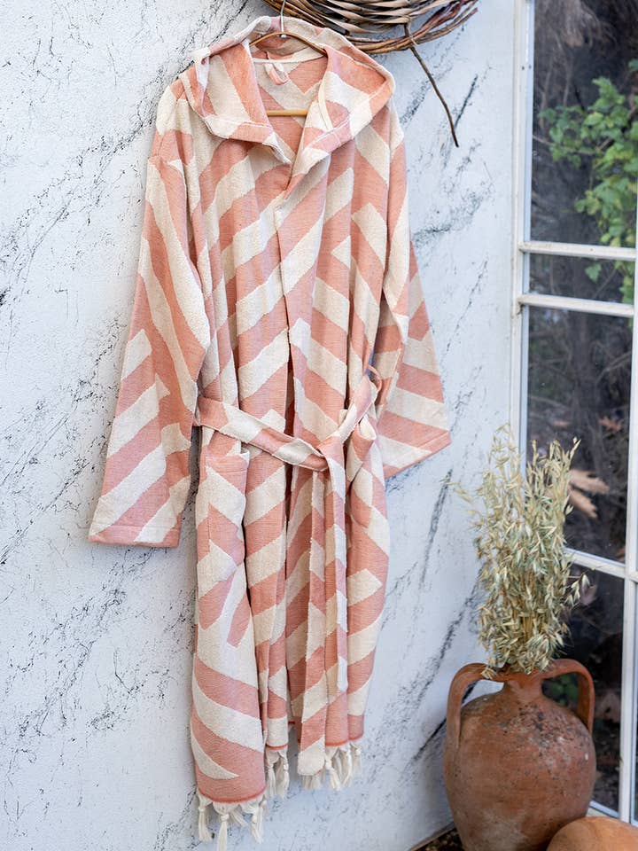 Kikoya - Wholesale Badjas - Uniseks - Kikoya lichtgewicht badjas met capuchon van Turks katoen, Raised Terry7