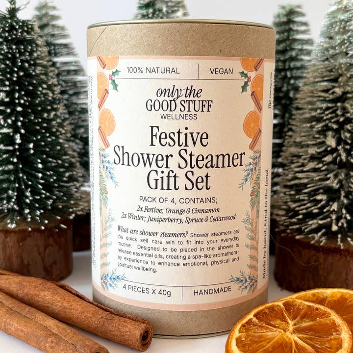 Only The Good Stuff UK – Engroshandel Brusefordamper/bombe – Shower Steamer Gavesæt