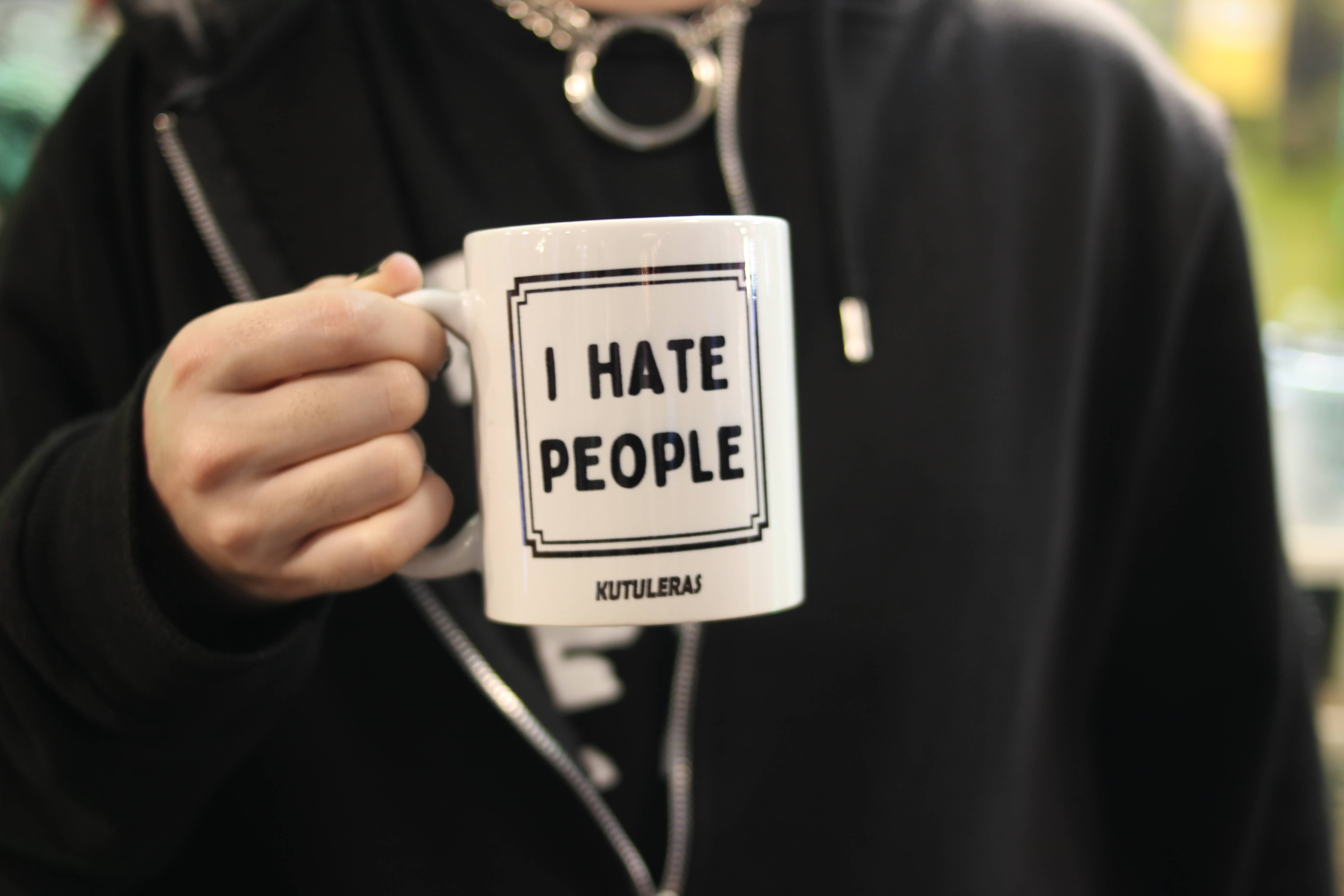 Kutuleras - Wholesale Coffee Mug - Hate people mug rude Sarcastic Gift punk message2