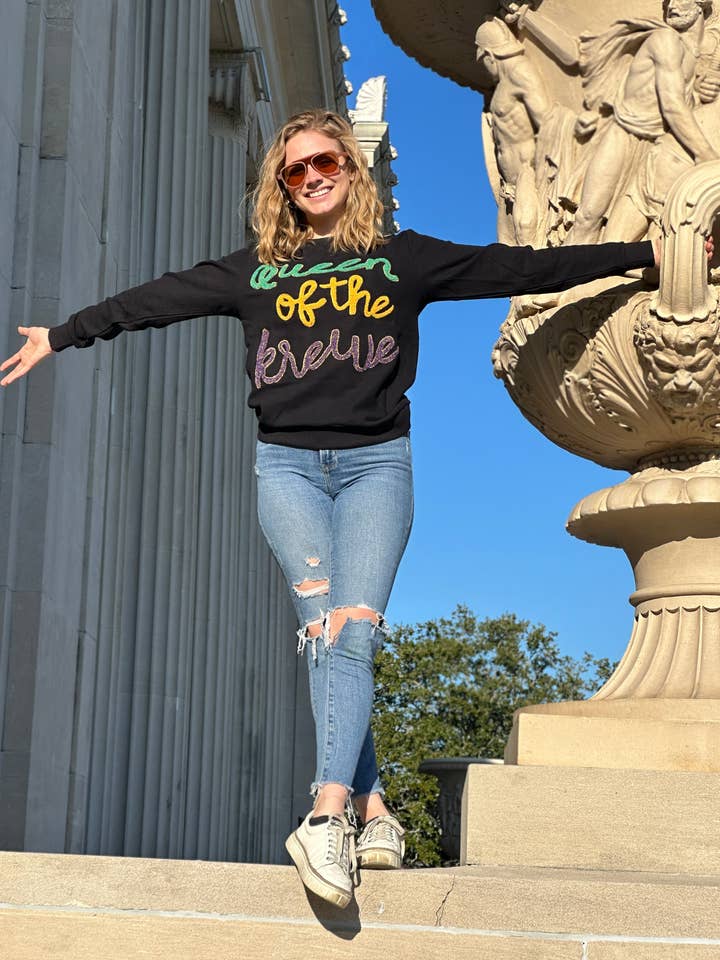 Pullover ASP per adulti QUEEN OF THE KREWE per la vendita all'ingrosso da parte di Mardi Gras Creations