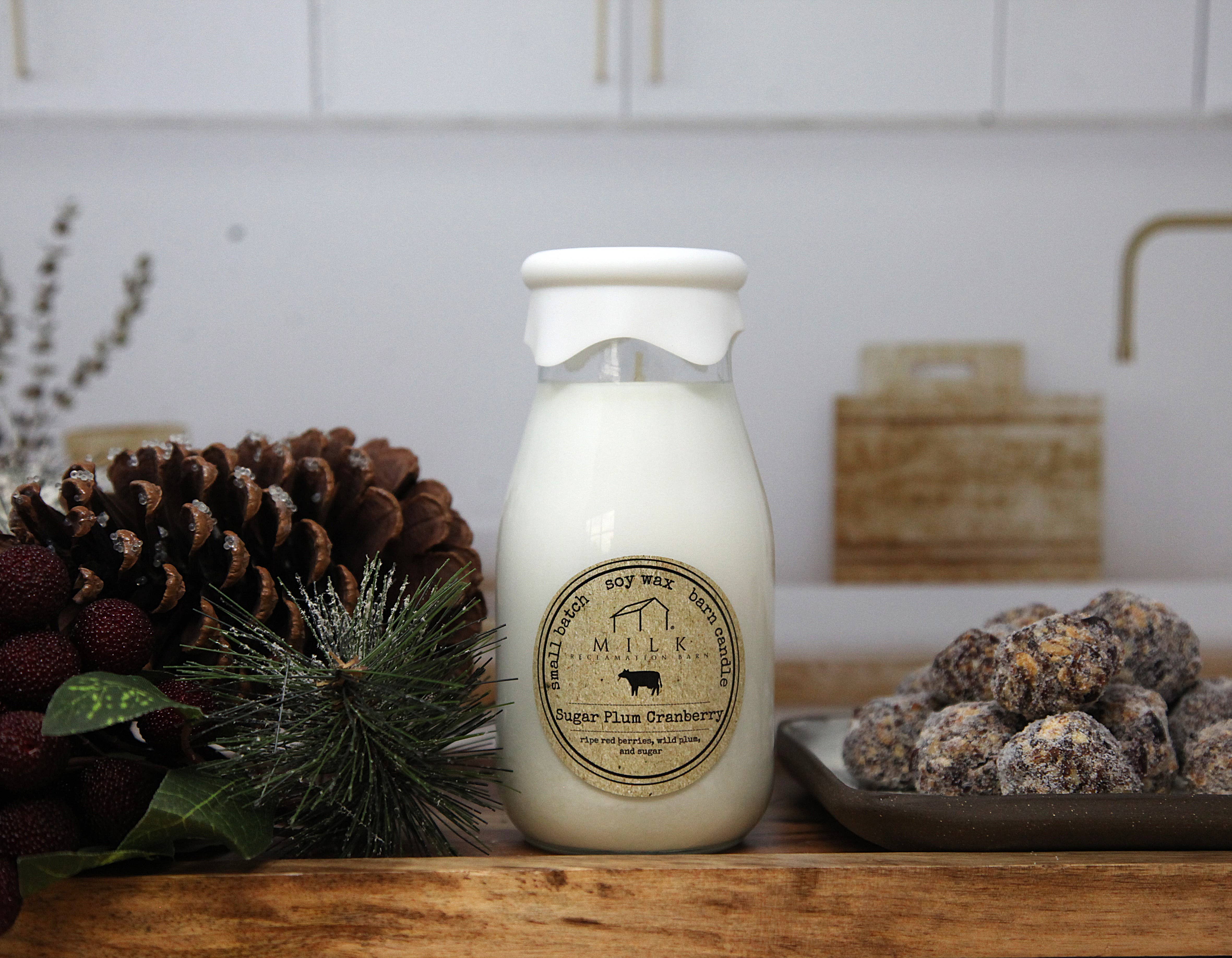 Milk Reclamation Barn - Wholesale Jar/Filled Candle - Milk Bottle Candle 13 oz74