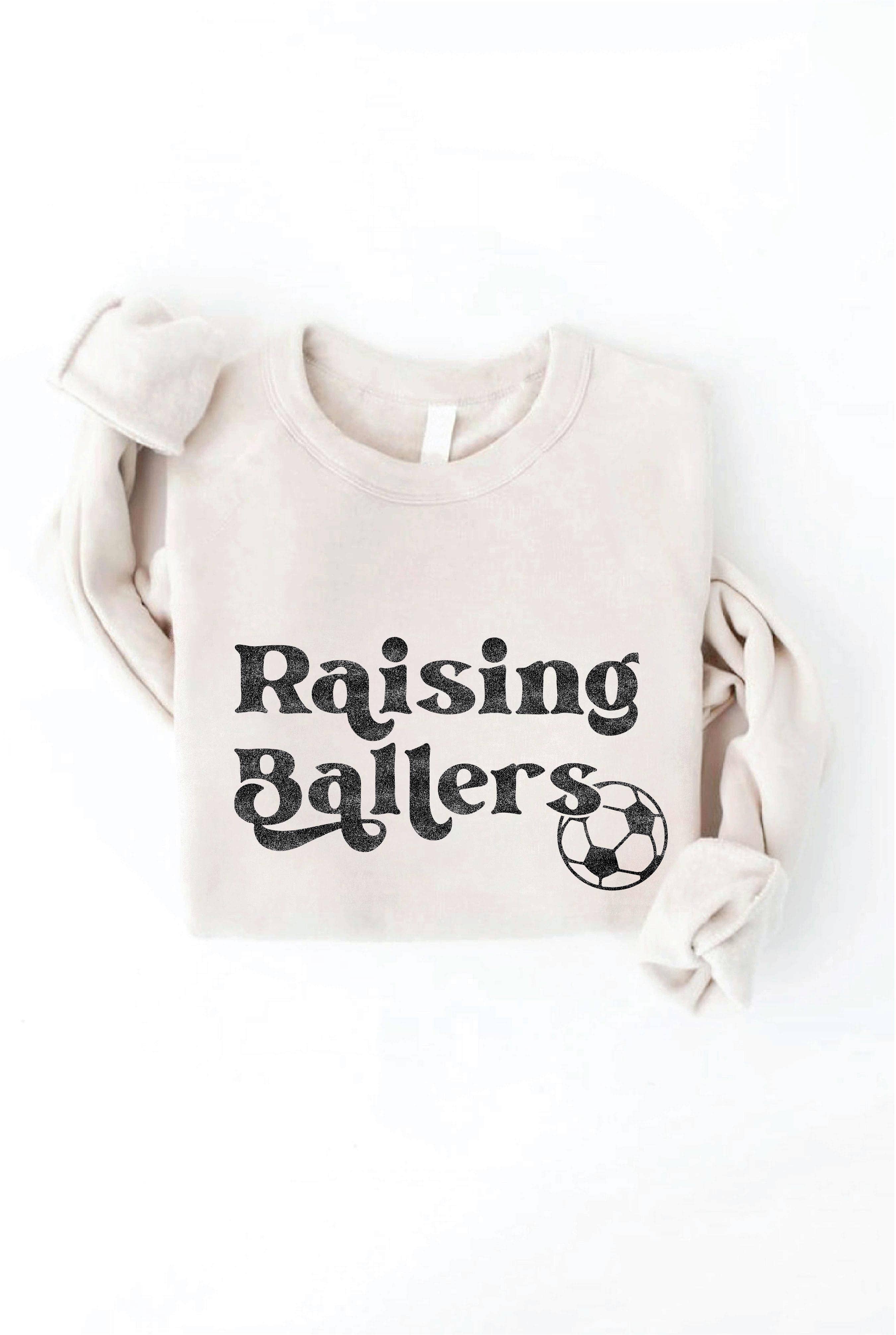 OAT COLLECTIVE - Wholesale Graphic Sweatshirt - Women's - RAISING BALLERS SOCCER Graphic Sweatshirt5