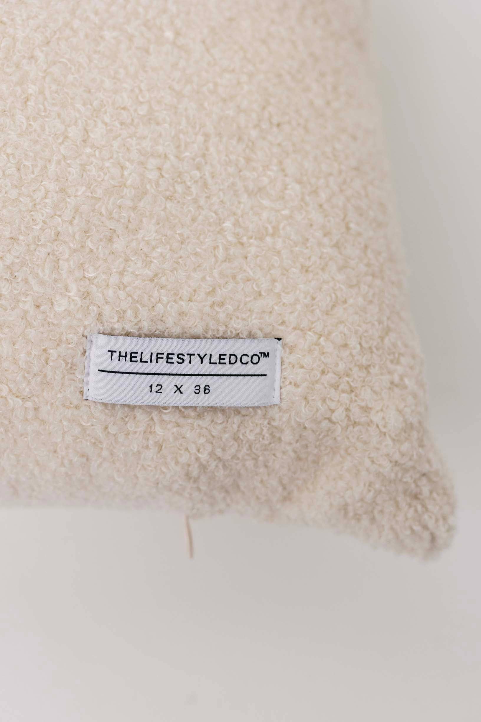 THELIFESTYLEDCO - Wholesale Throw/Decorative Pillow - Whitten Wooly Boucle Pillow - 3 Sizes6
