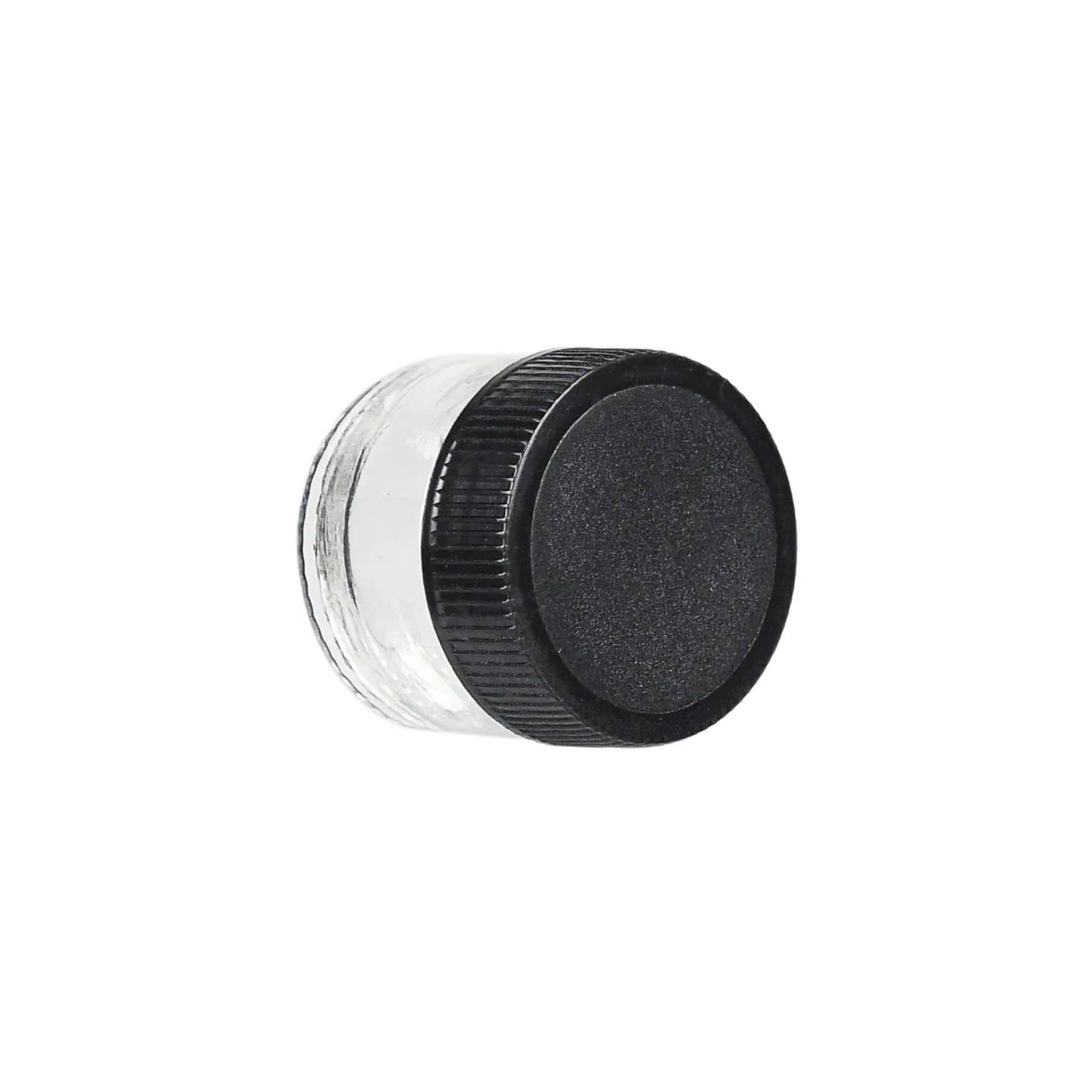 Human Objects® - Vente Pots - Récipient à concentré en verre à bouchon à vis de 5 ml, bouchon noir, 1 gramme2