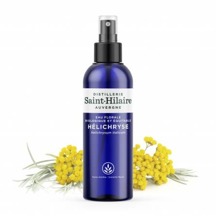 Ecohesens – Engroshandel Ansigts- og kropsspray – Økologisk Helichrysis Hydrosol - 200 ml flaske - Saint-Hilaire0