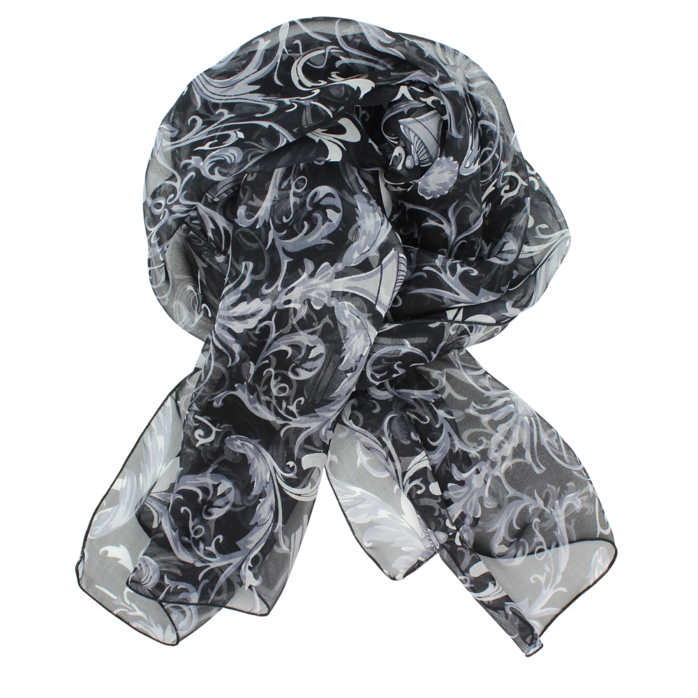 Dana Herbert - Wholesale Scarf - Women's - Silk Chiffon Scarf5