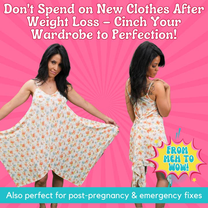 Cinch it! - Vente Pinces à linge - Clips de serrage stylés pour robe, t-shirt, chemisier, fermoir à écharpe5