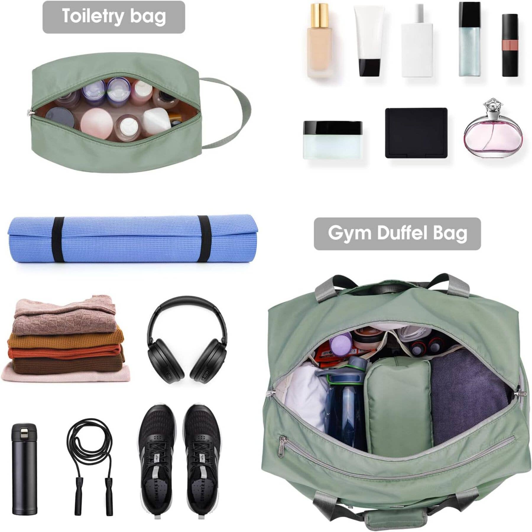 wandf – Großhandel Weekender-Tasche – Damen – Ceneda 20" Sporttasche mit Nassfach und Schuhfach14