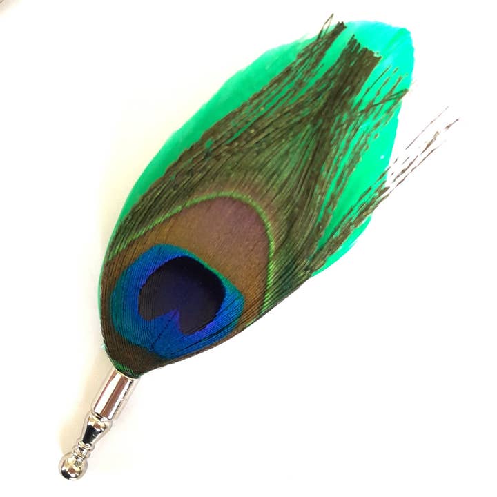 Påfuglefjer Reversnål for engroshandel hos Mrlapel