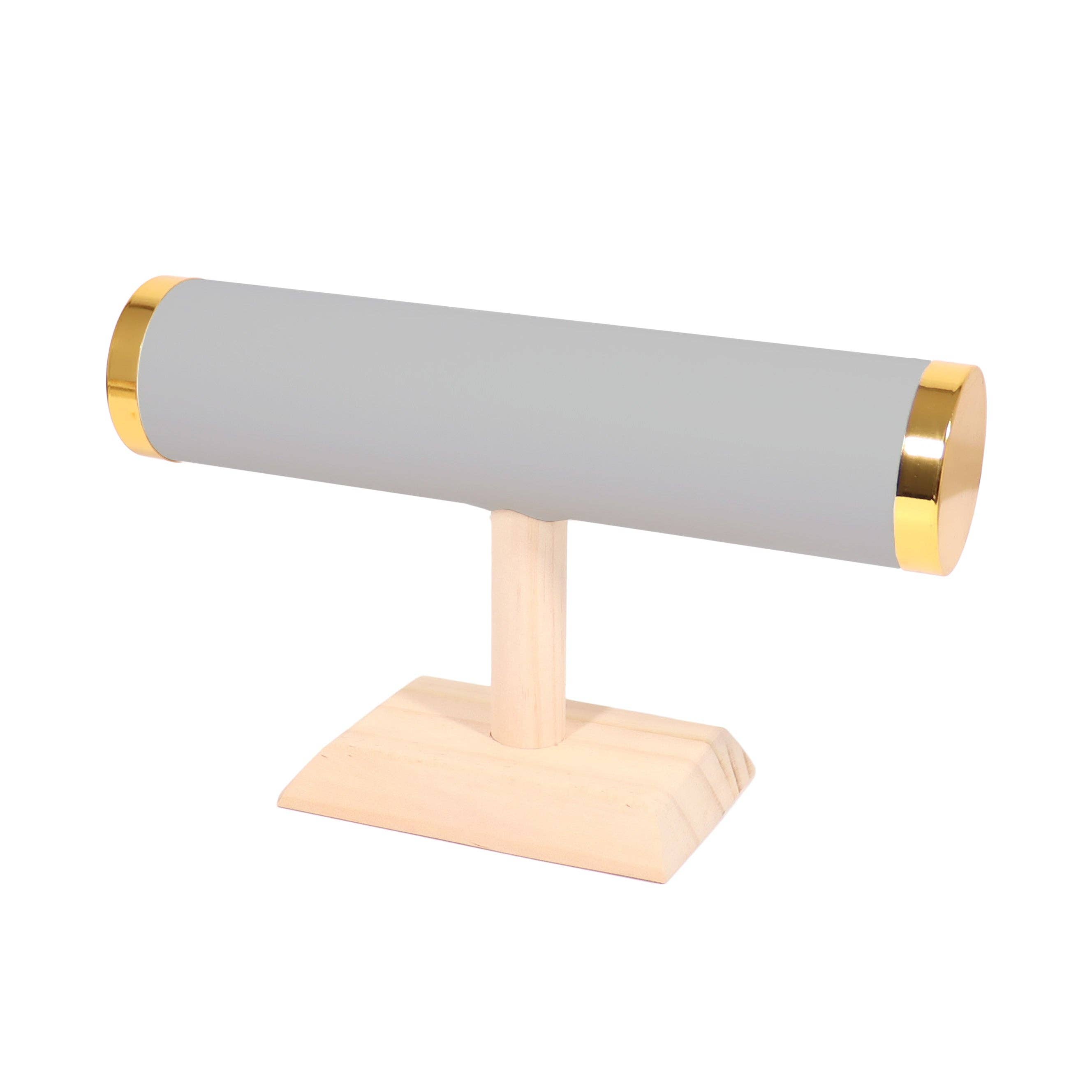 WJW – wholesale Jewellery stand & display – Natural Wood & Leather Bracelet Display2