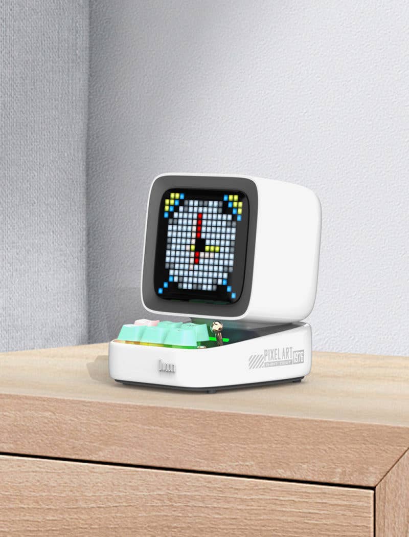 RESET CLUB - Wholesale Speakers - DIVOOM SPEAKER - DITOO PRO WHITE BLUETOOTH SPEAKER4