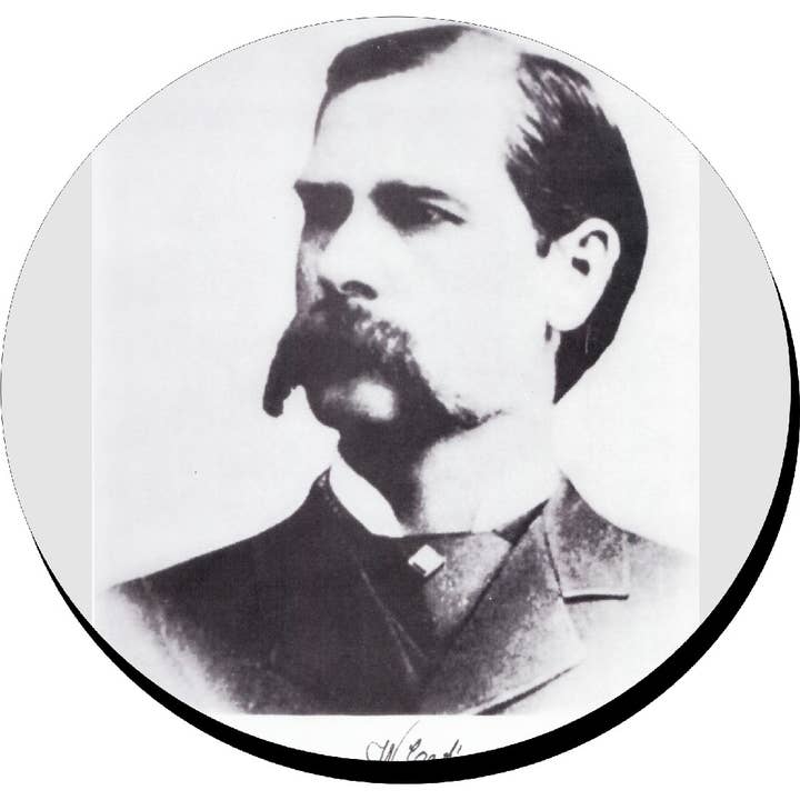 Set of 4 Coasters Wyatt Earp Tombstone Old West for wholesale by BMS BIZ