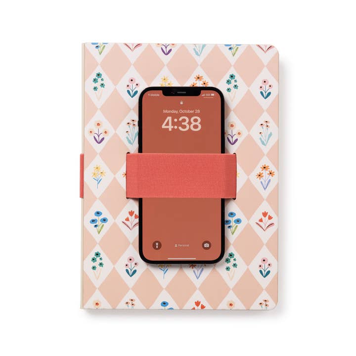 Studio Oh! - Wholesale Notebook - Meadow Lane Casey Notebook with Phone Loop