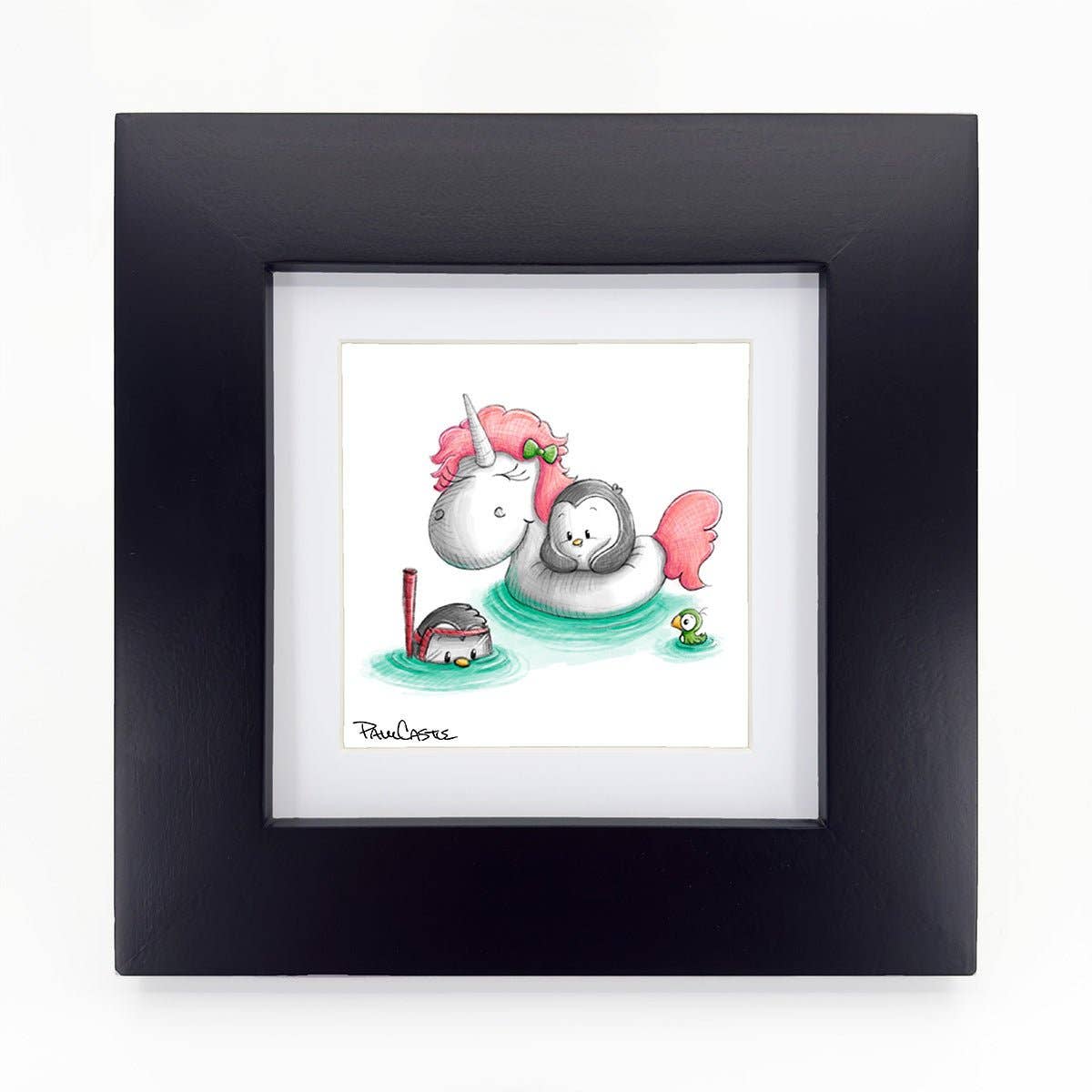 Paul Castle Studio - Wholesale Art Print - Beach Day Pengrooms - Art Print1