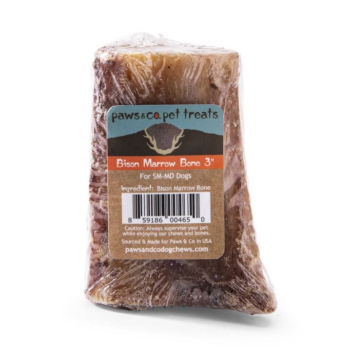 Paws & Co Pet Treats - Wholesale Pet Bone/Rawhide - Dog - Bison Marrow Bones