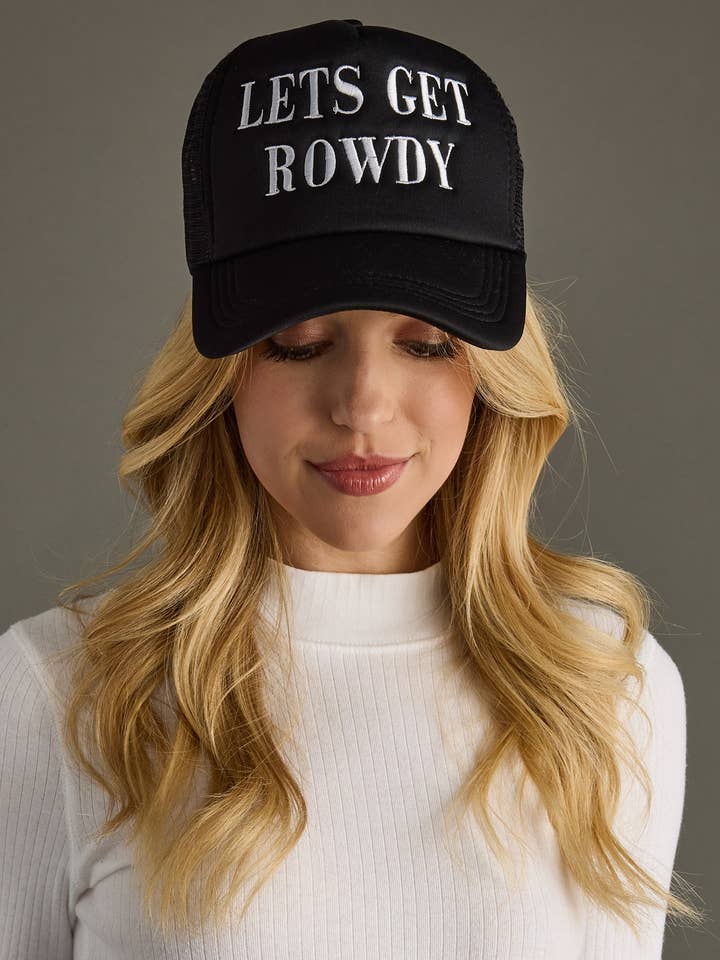 Vamos Agitar Boné de Caminhoneiro por atacado de Panache Apparel Co.