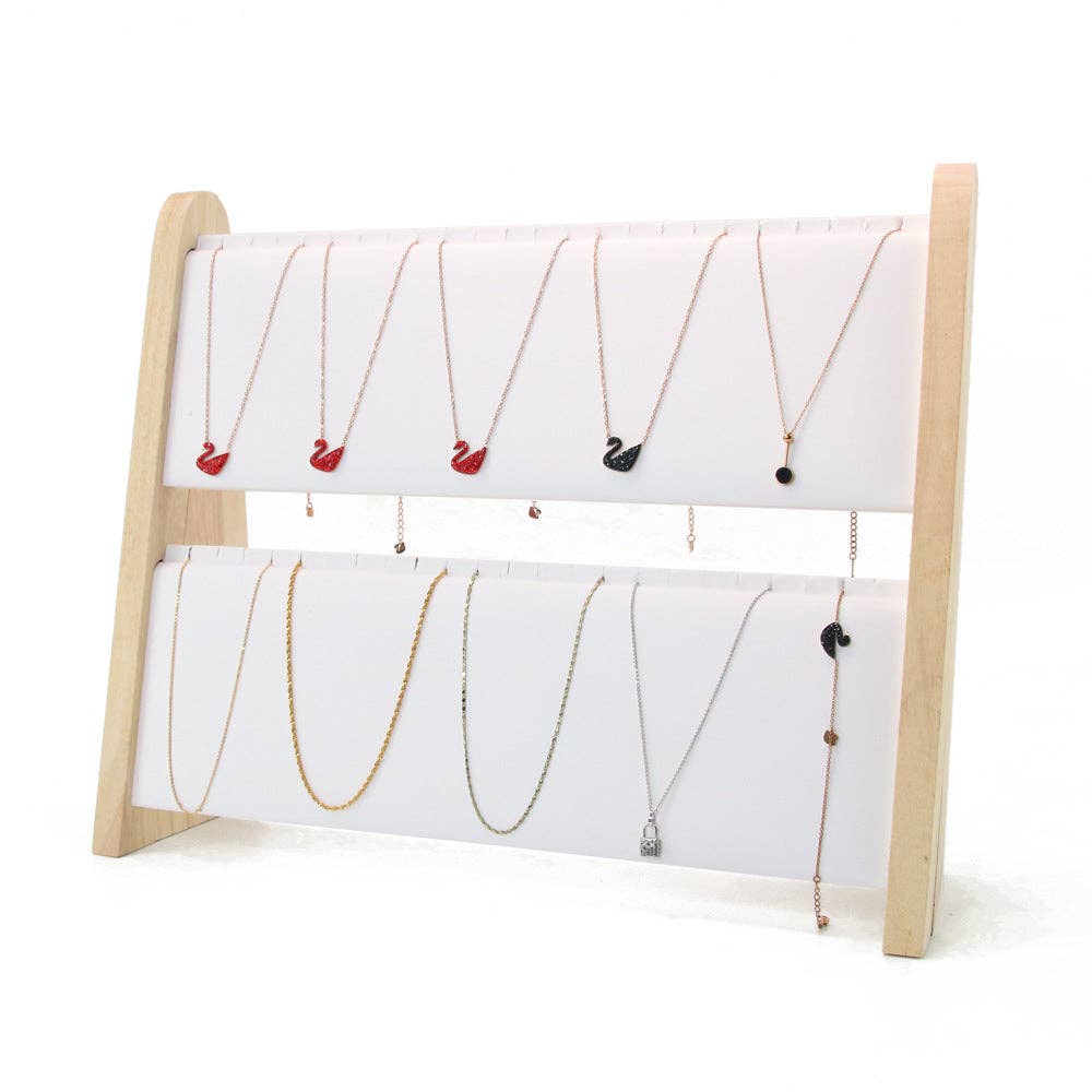 Ole - Wholesale Jewelry Stand & Display - Jewelry Vertical Necklace Bracelet Display Rack W18125