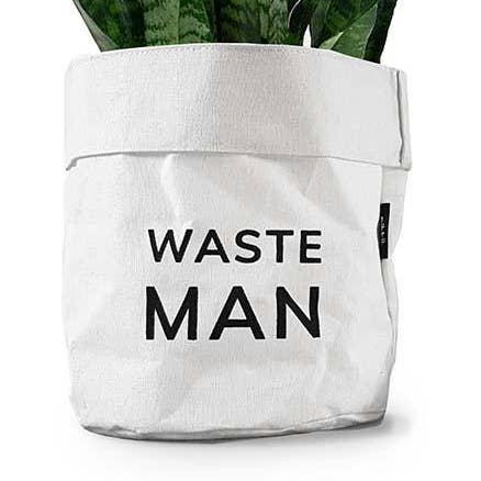 Waste Man' cestino della carta straccia/copri vaso in tela di cotone per la vendita all'ingrosso da parte di Pikkii