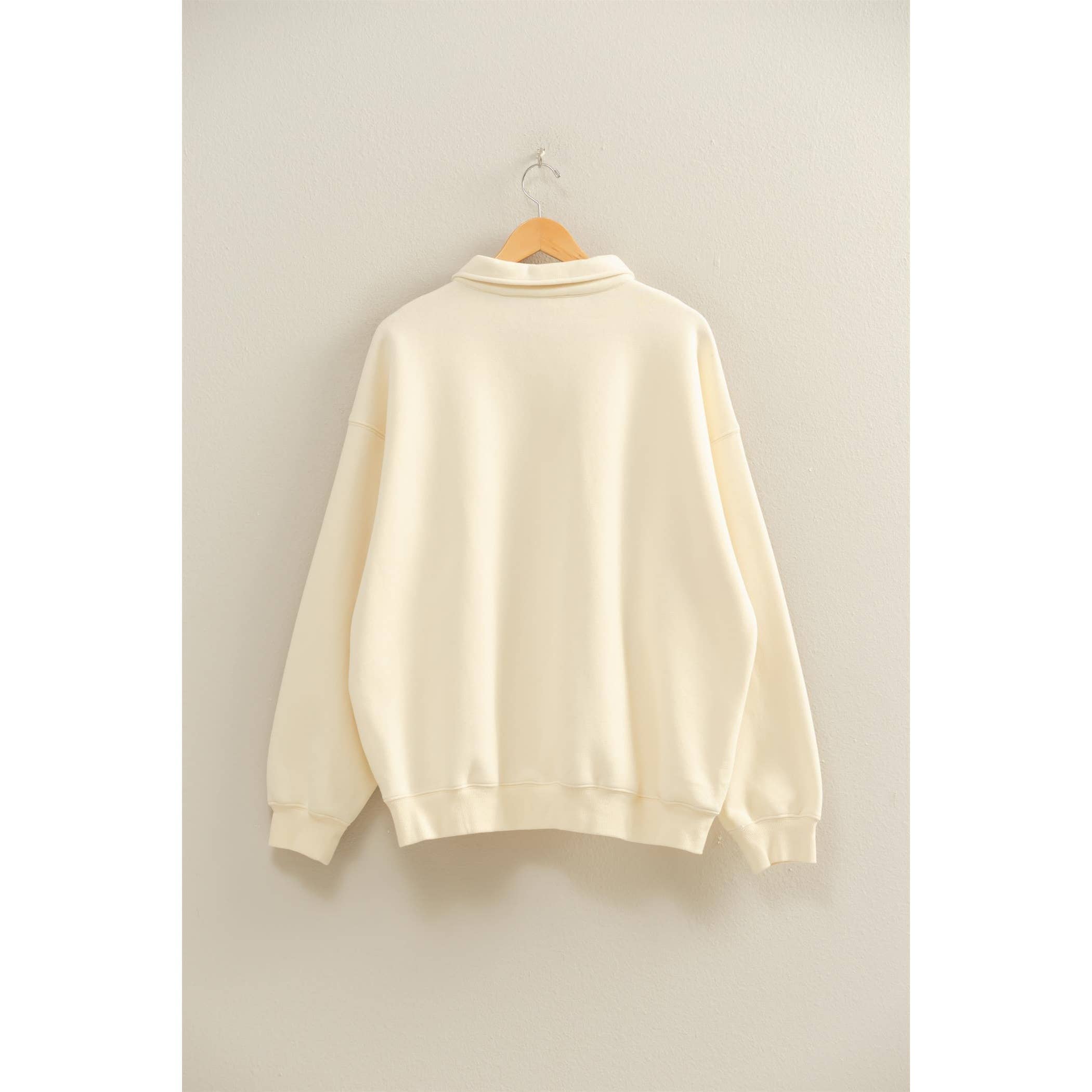 HYFVE - Wholesale Sweatshirt - Women's - Oversized Polo Collared Pullover20