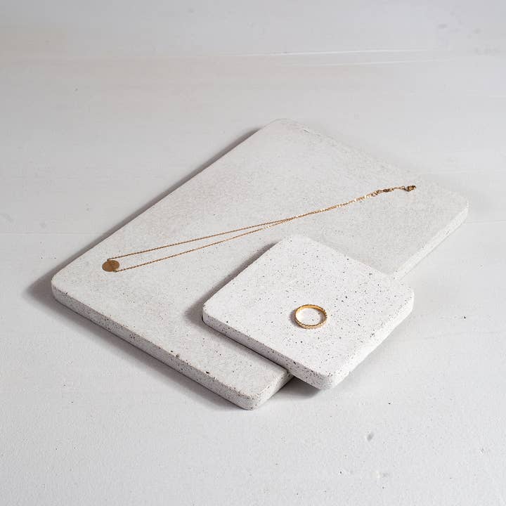 Straciatella Gradatio Tray | Squared | Concrete | Decorative for wholesale by ZOA concept