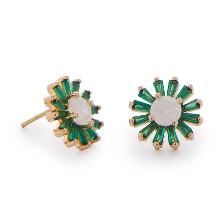 Brincos Maggie Flower Stud por atacado de Hey Girl