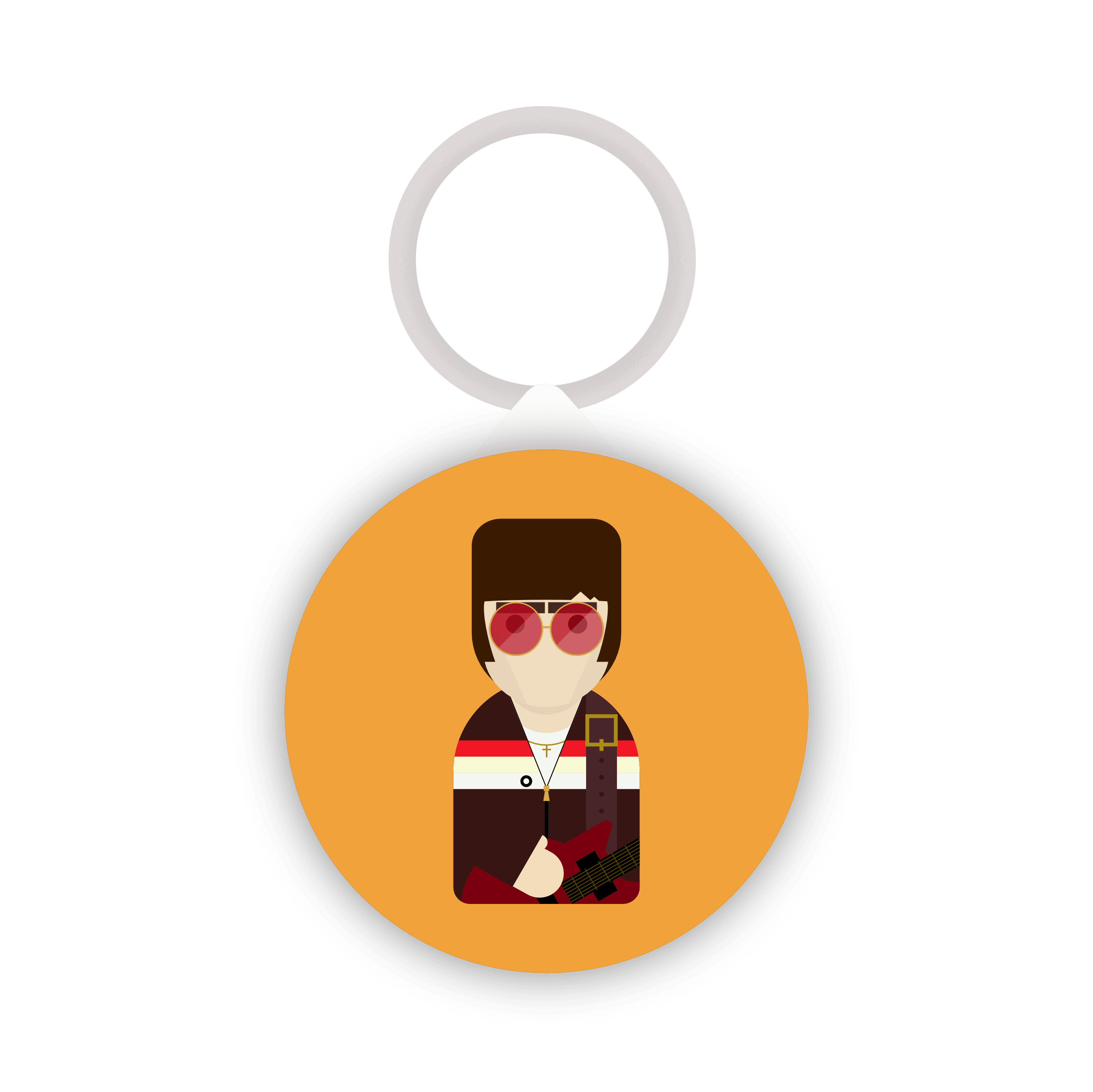 Hey There Munchquin – wholesale Keychain – Unisex – Little Icons Noel Gallagher inspired keyring0