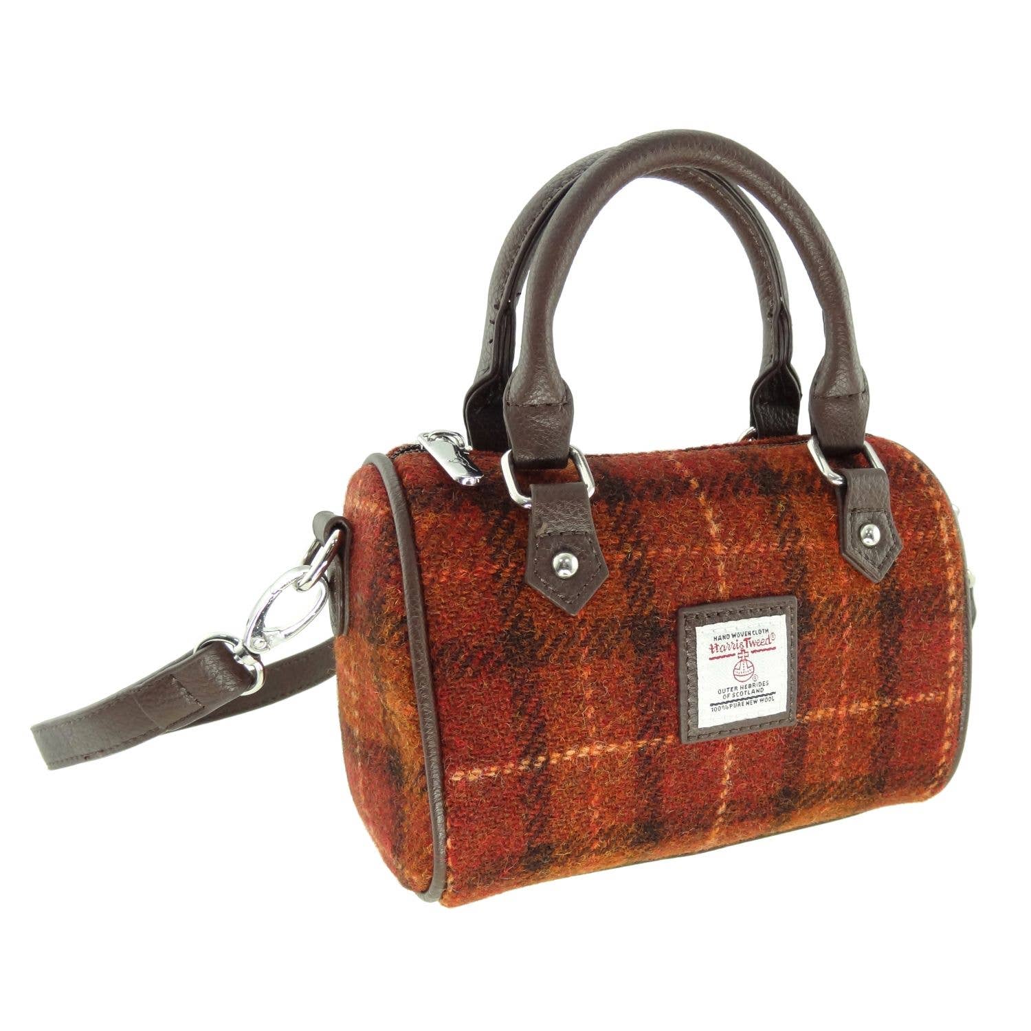 Glen Appin Of Scotland - Wholesale Top Handle Bag - Women's - LB1203 Harris Tweed 'Kilbride' Mini Bowling Bag15