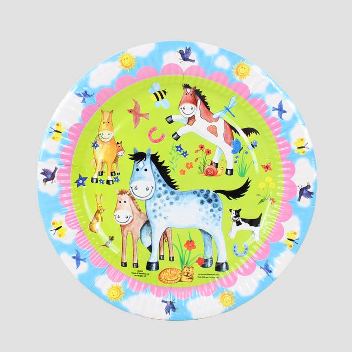 Piatti da Festa Pony Pals Confezione da 8 per la vendita all'ingrosso da parte di Grays 1922